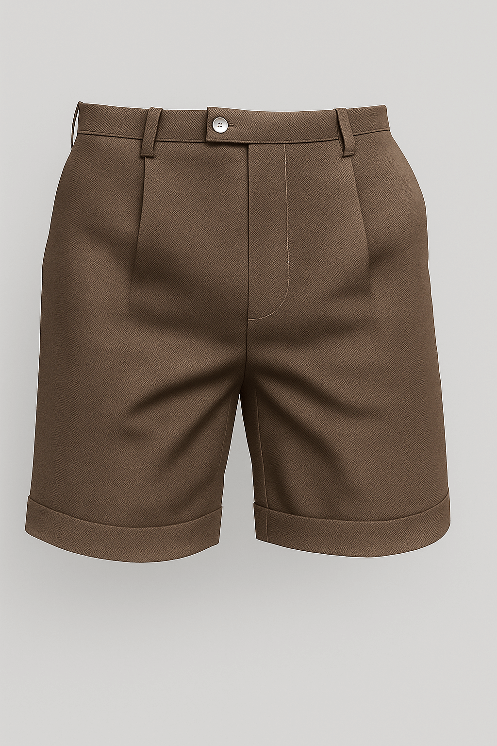 The Pleated Short - Taupe
