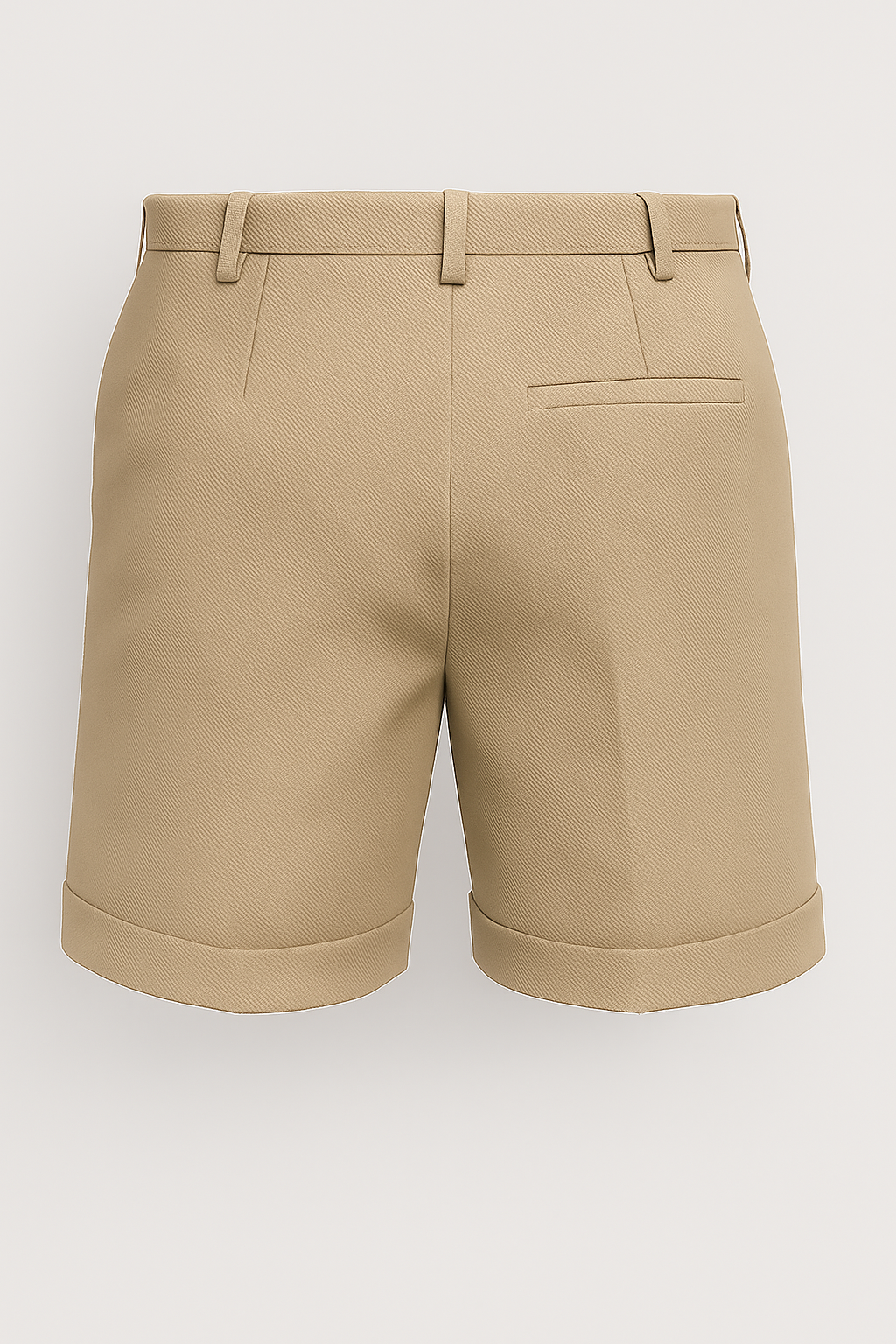 The Pleated Short - Beige