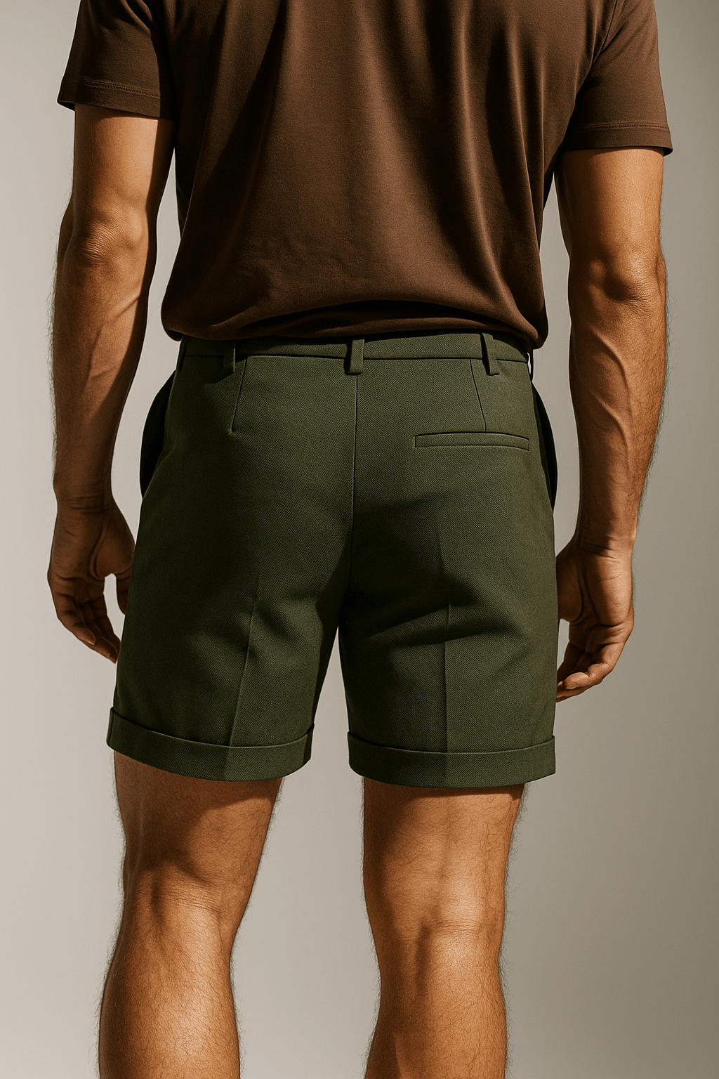 The Pleated Short - Green