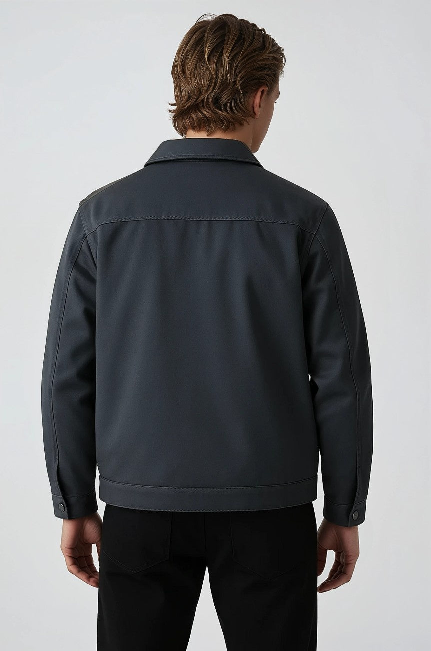 Lightweight Twill Jacket voor Men's - Dark Grey