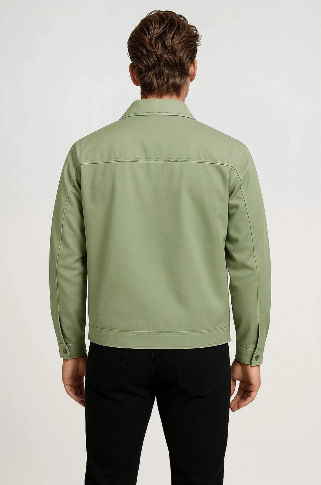 Lightweight Twill Jacket voor Men's - Pea Green