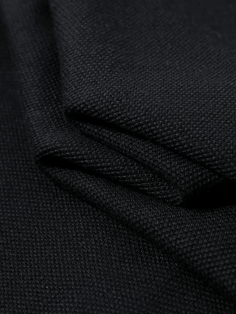 Classic Black Knitted Mouwloos Cardigan