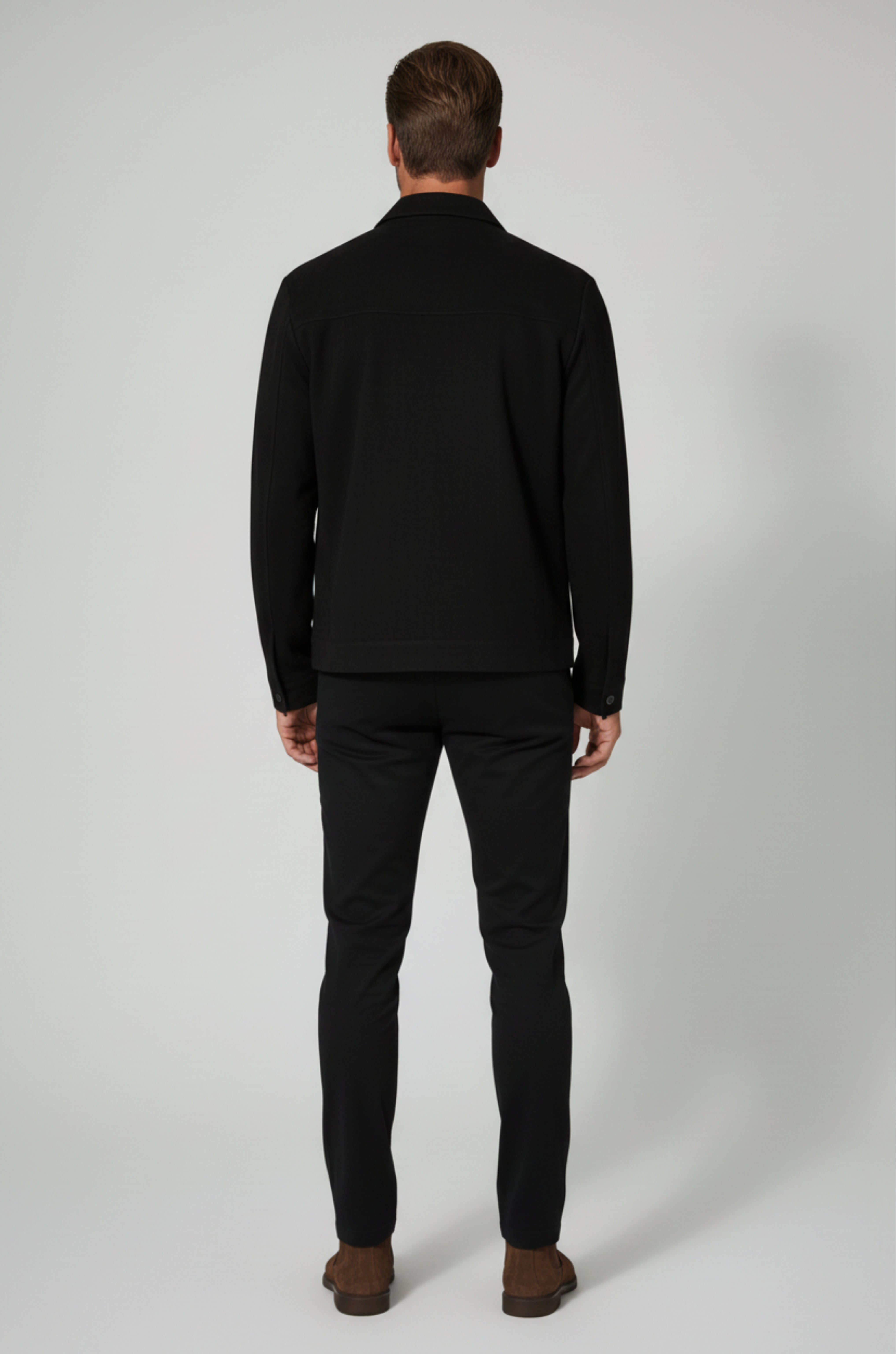 Black Suede Jacket voor Men's