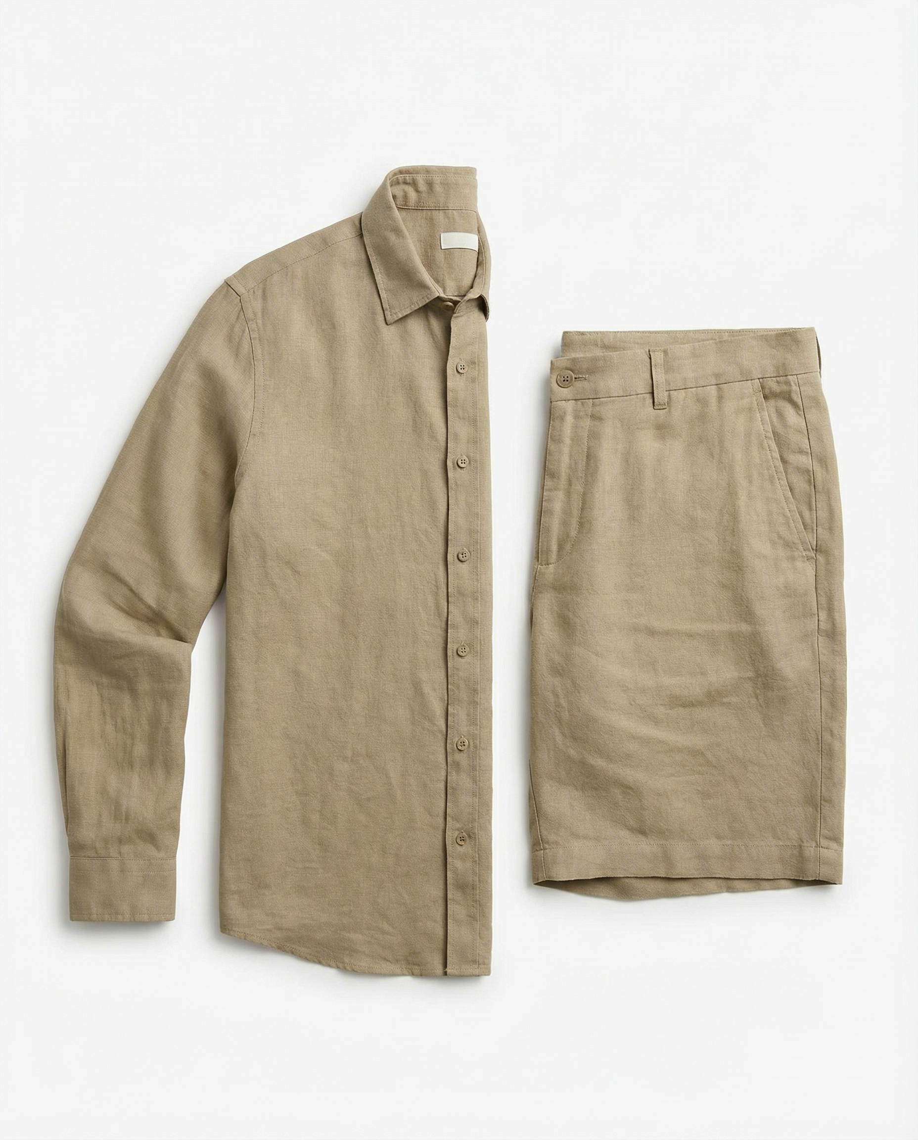 The Linen Co-ord Set — Product flatlay