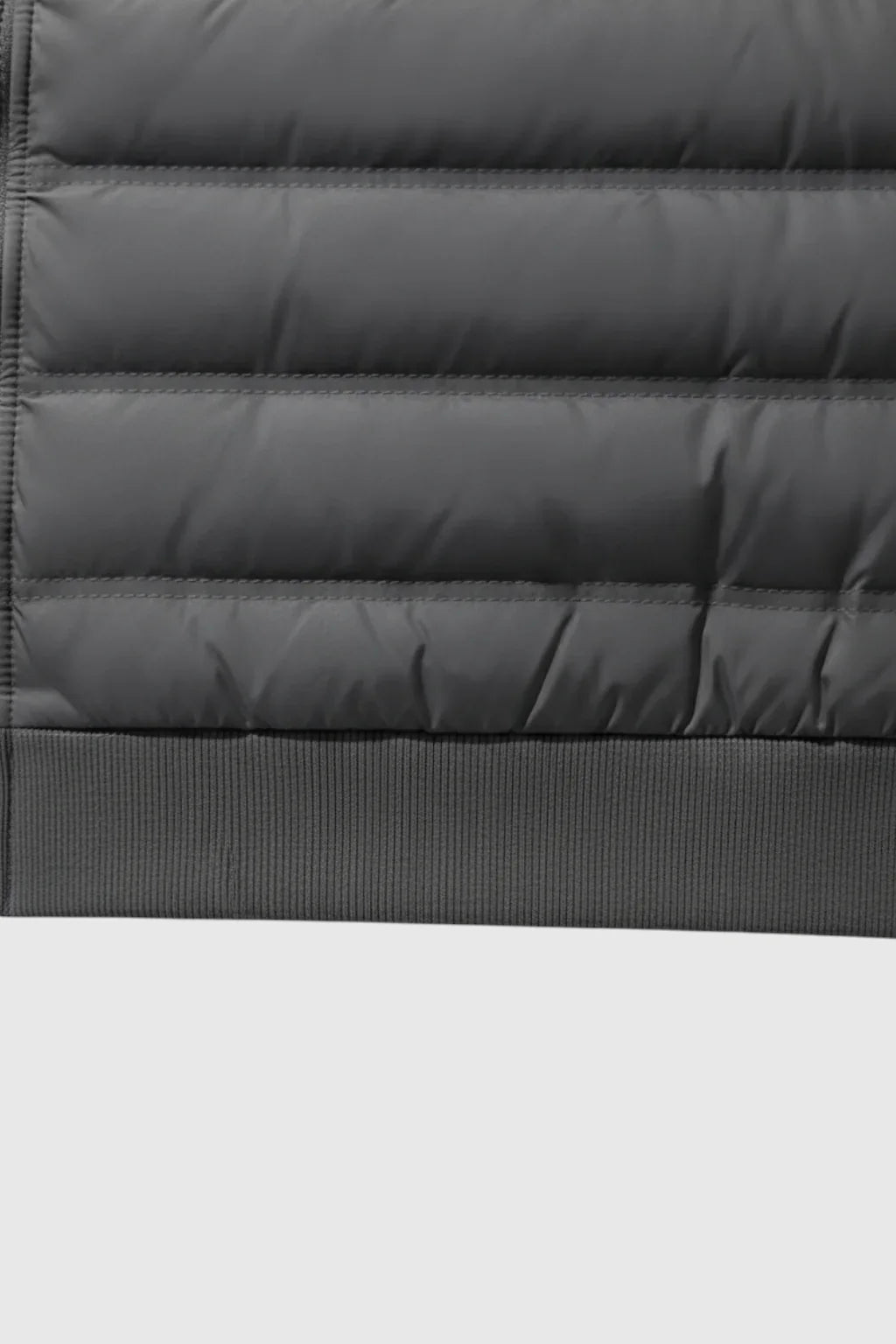 Loose Fit Donsjack met Capuchon - Charcoal Gray