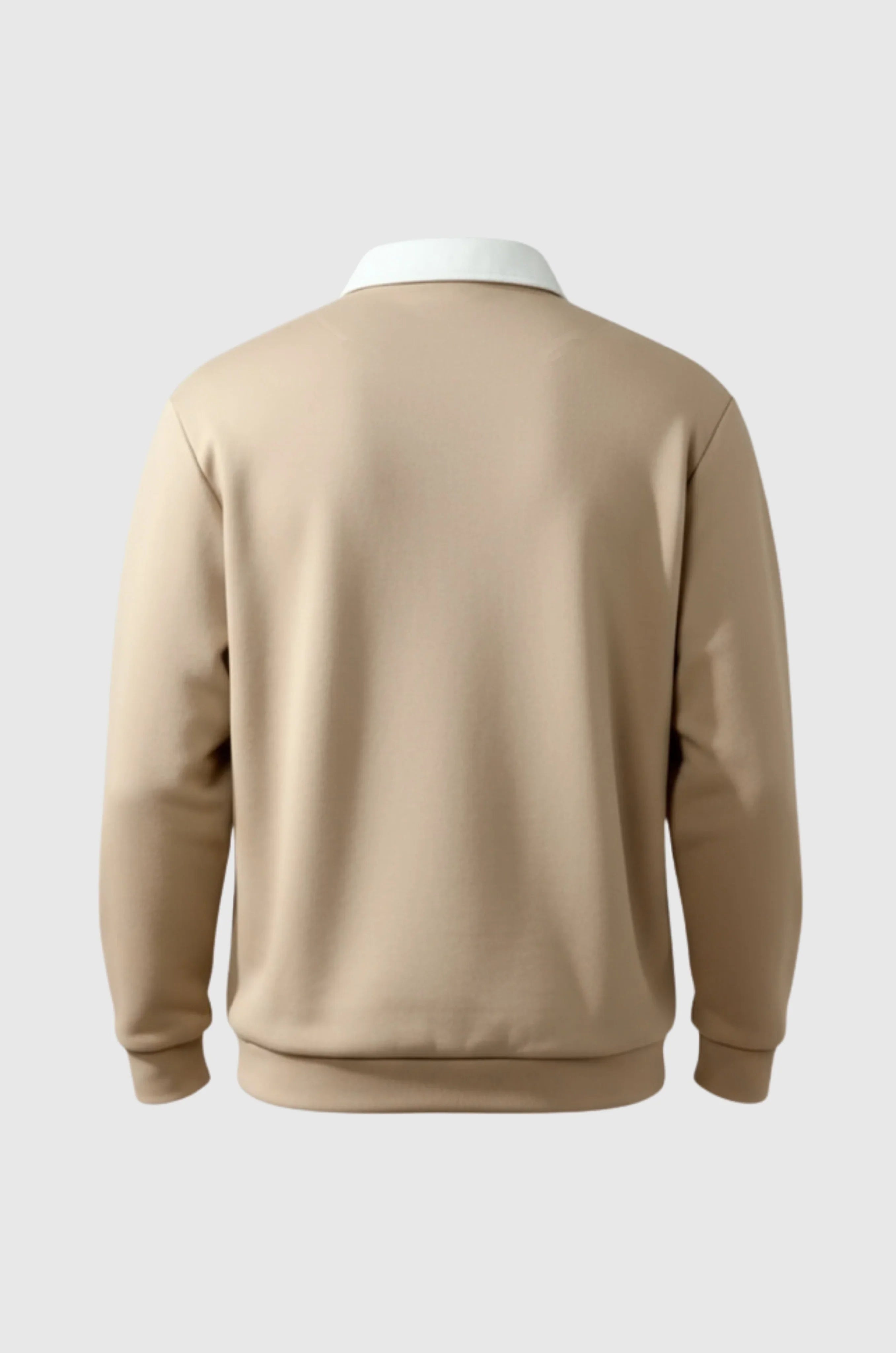 The Contrast Polo — Beige