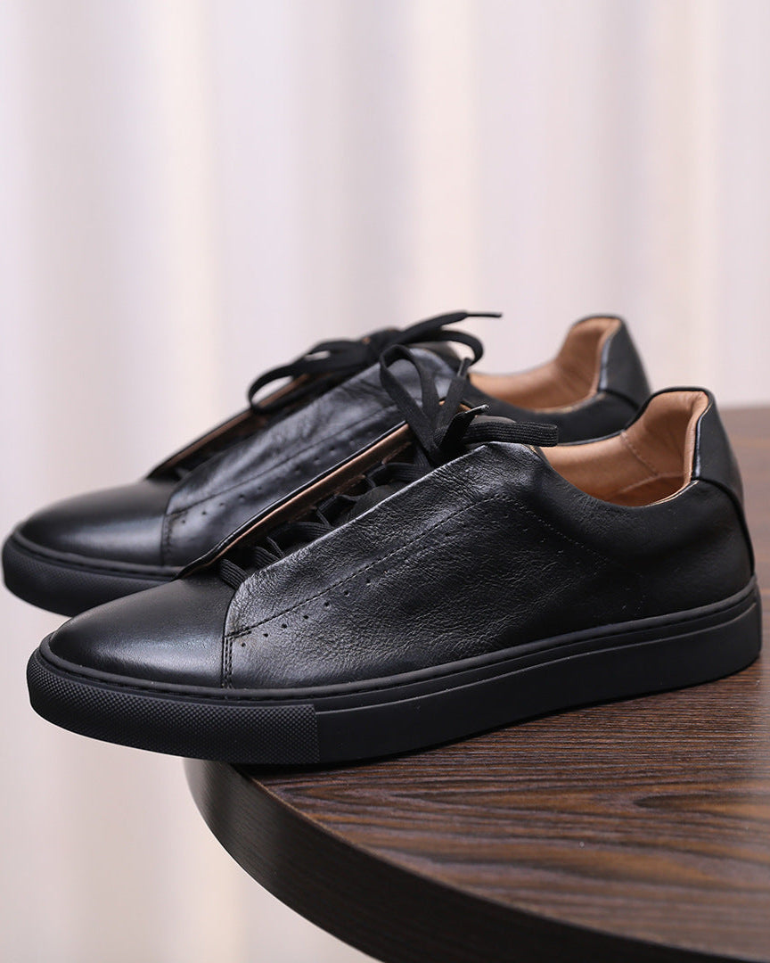 The Softey® Leather Low Sneakers
