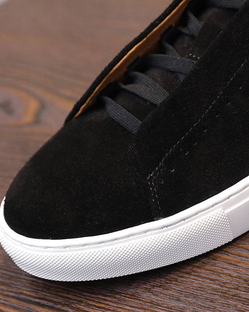 The Softey® Suède Low Sneakers - Black Night