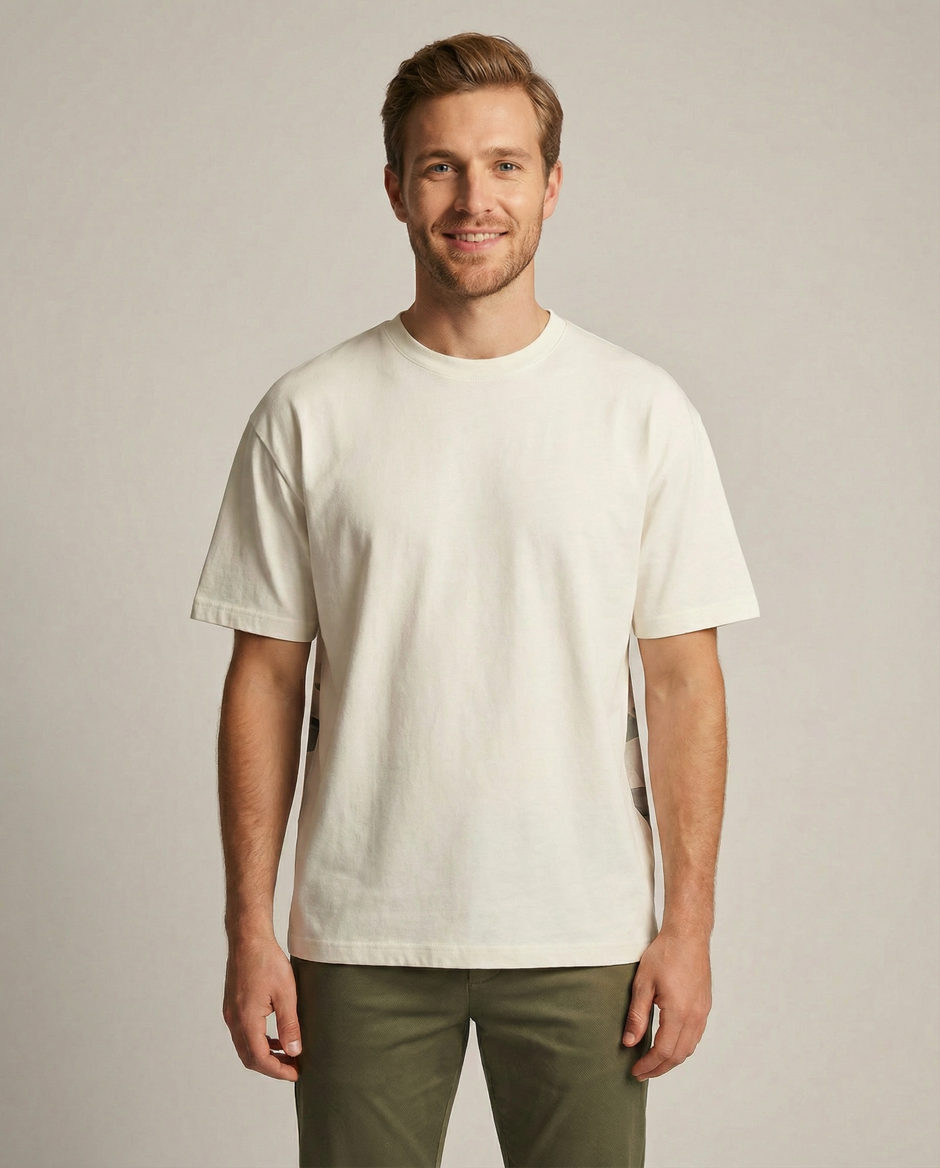 The Backprint Tee — Off-White front