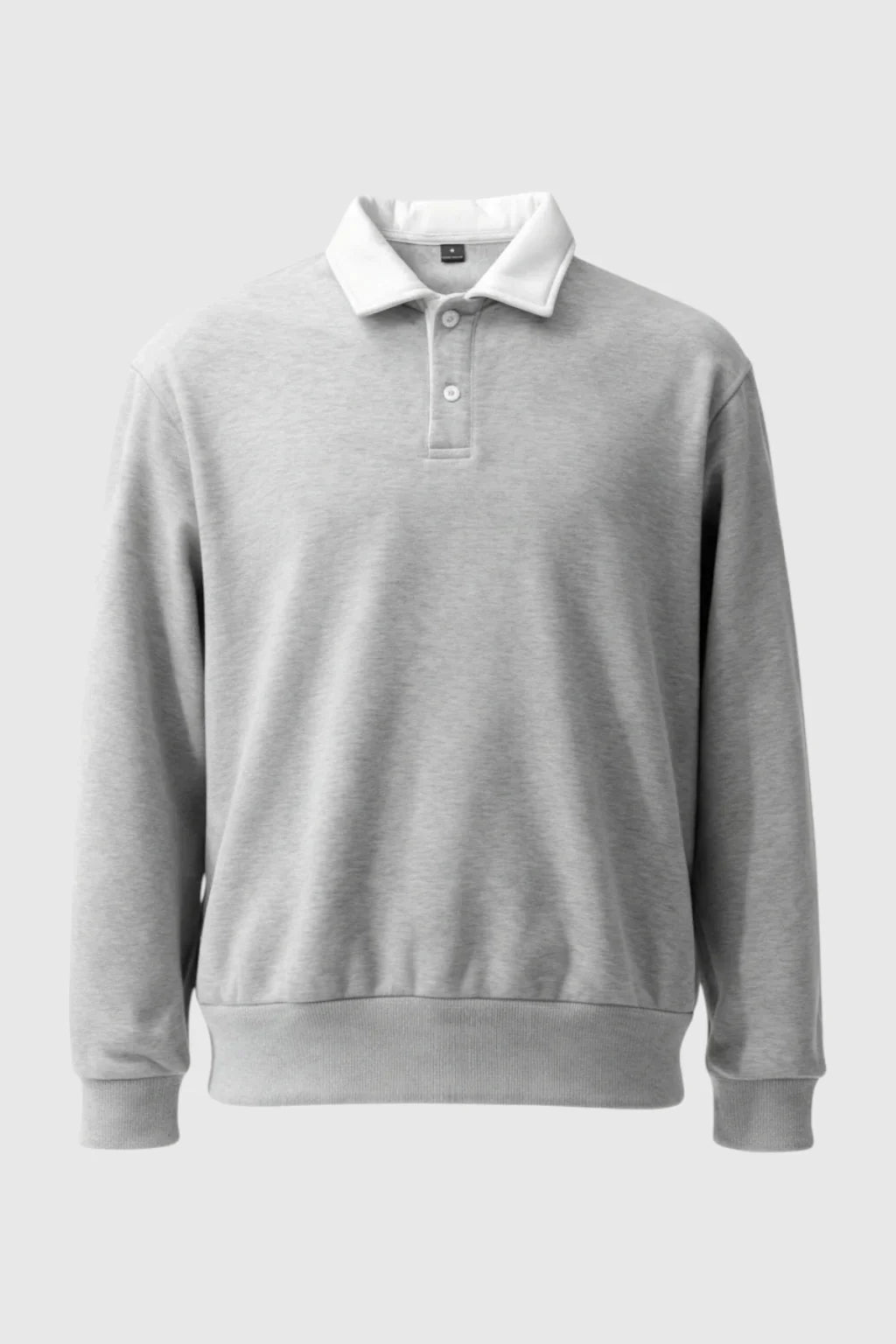 The Contrast Polo — Grijs