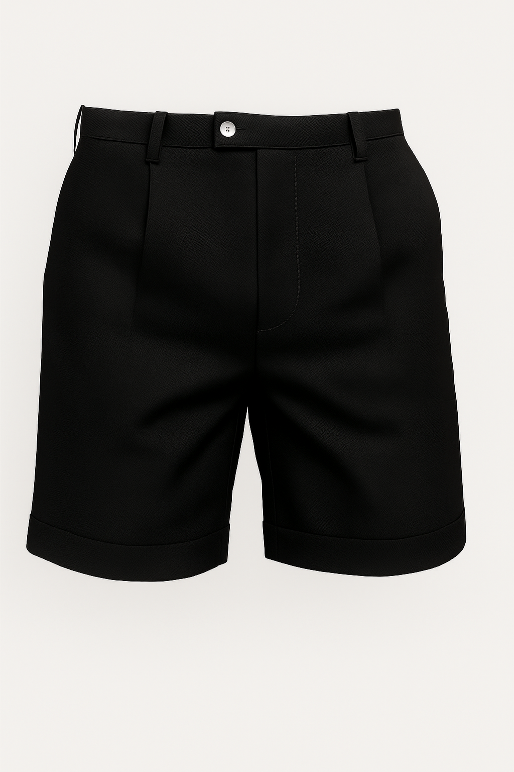 The Pleated Short - Black