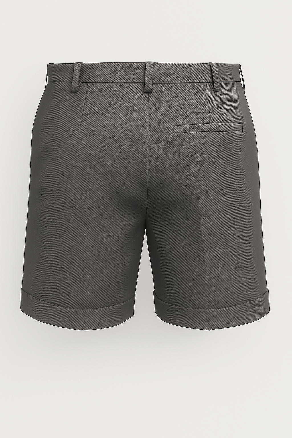 The Pleated Short - Dark Gray