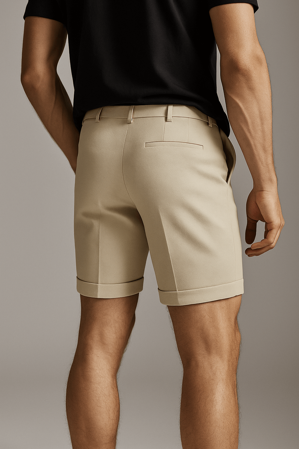 The Pleated Short - Off-White