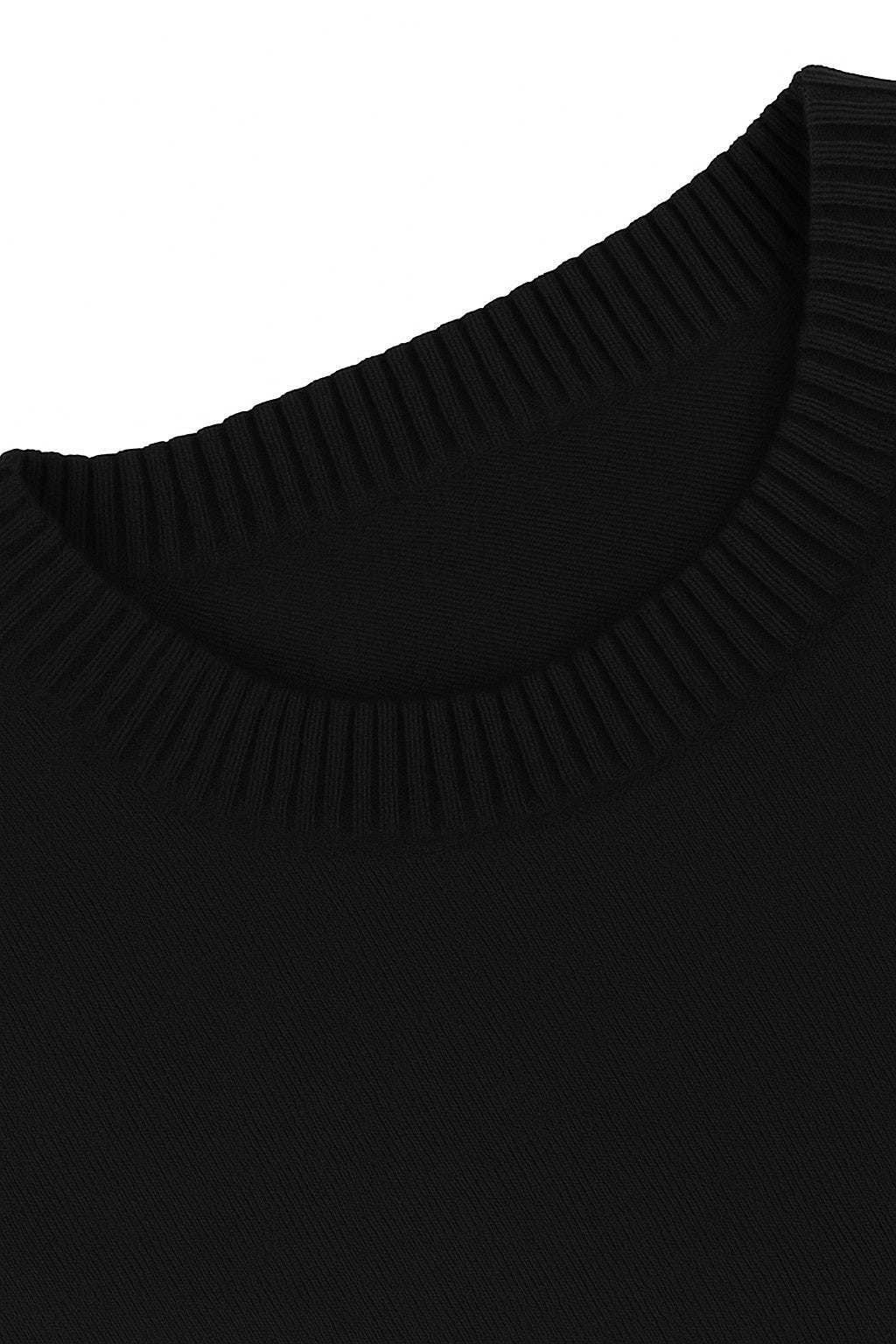 Men's Classic Crew Neck Pullover Sweater - Black