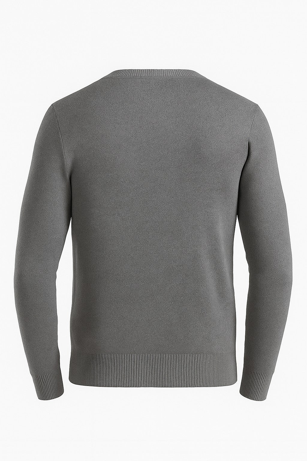 Men's Classic Crew Neck Pullover Sweater - Grey