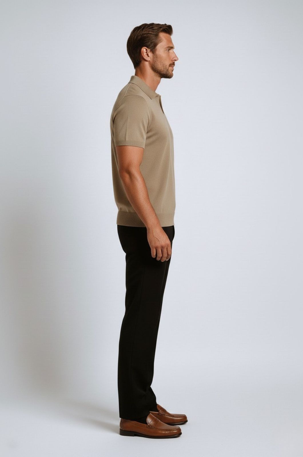 Polo Hombre en Tejido Técnico Slim Fit