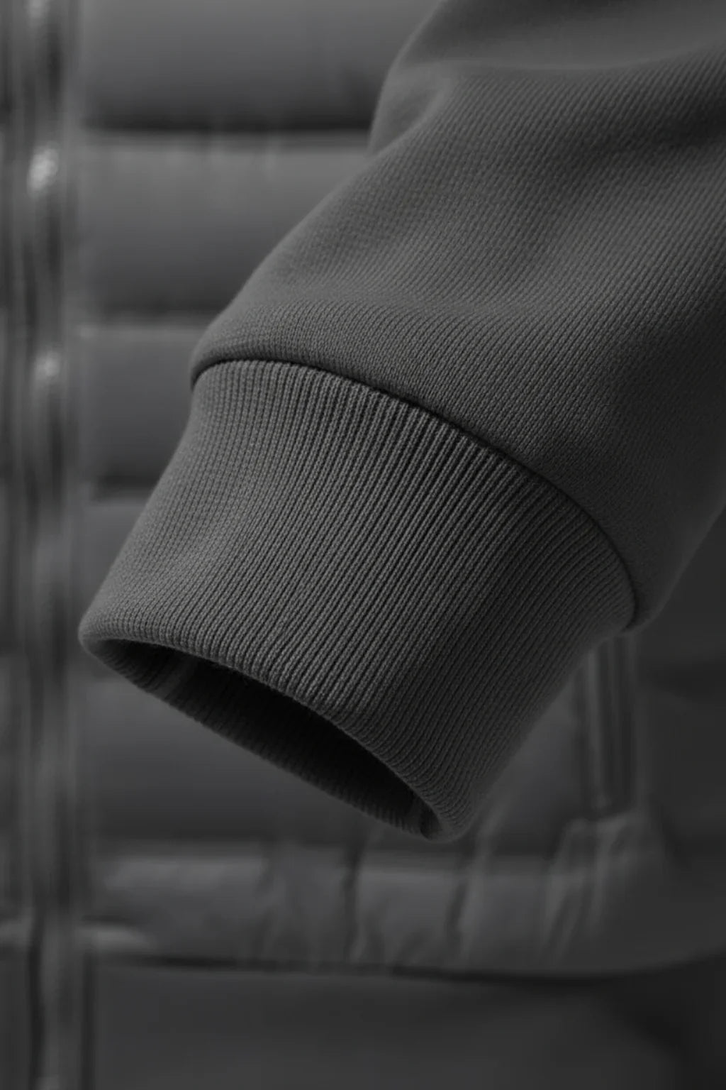 Loose Fit Donsjack met Capuchon - Charcoal Grey