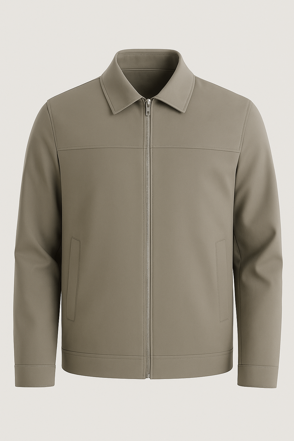 Khaki Casual Jacket