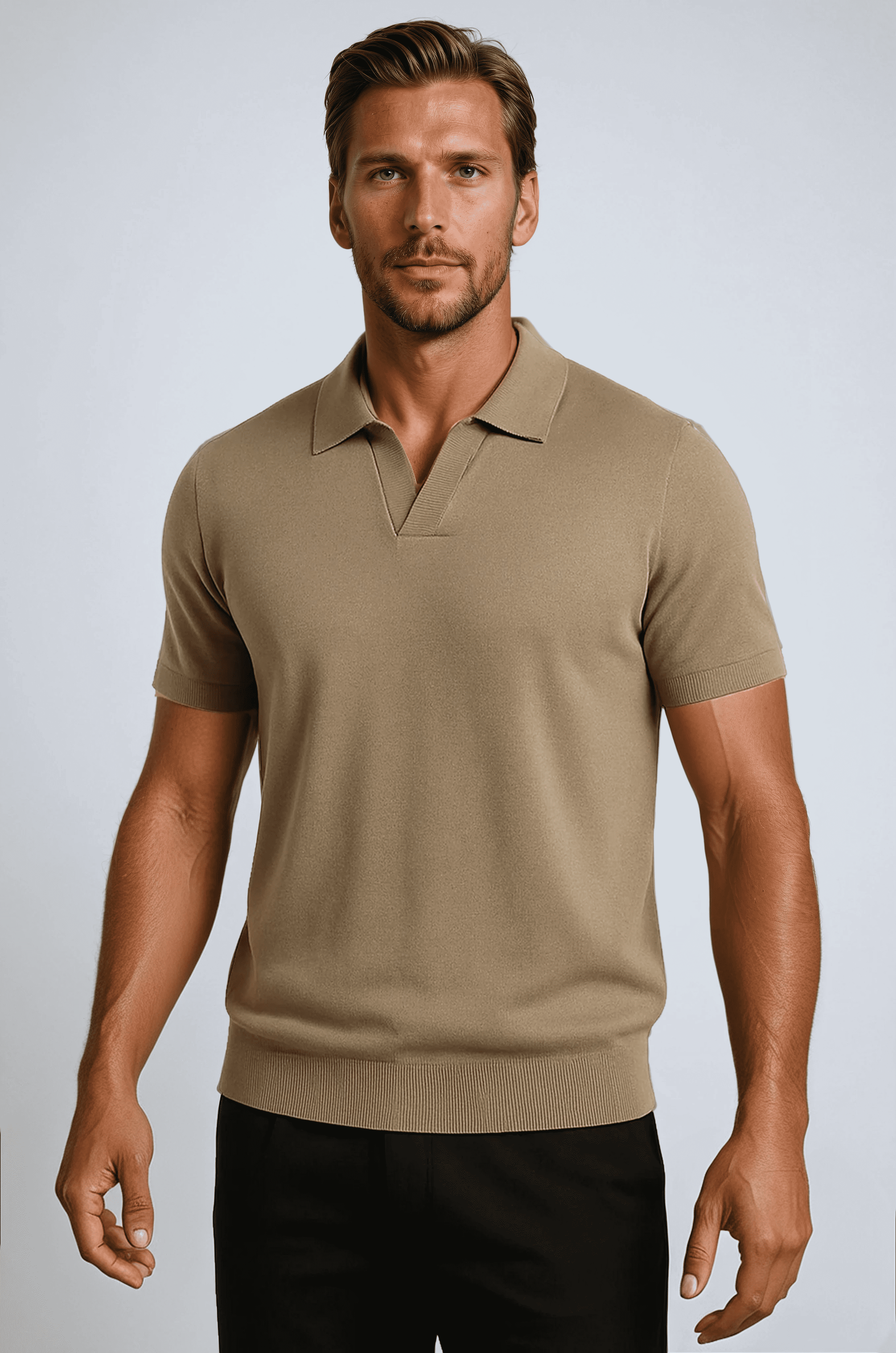 Polo Hombre en Tejido Técnico Slim Fit