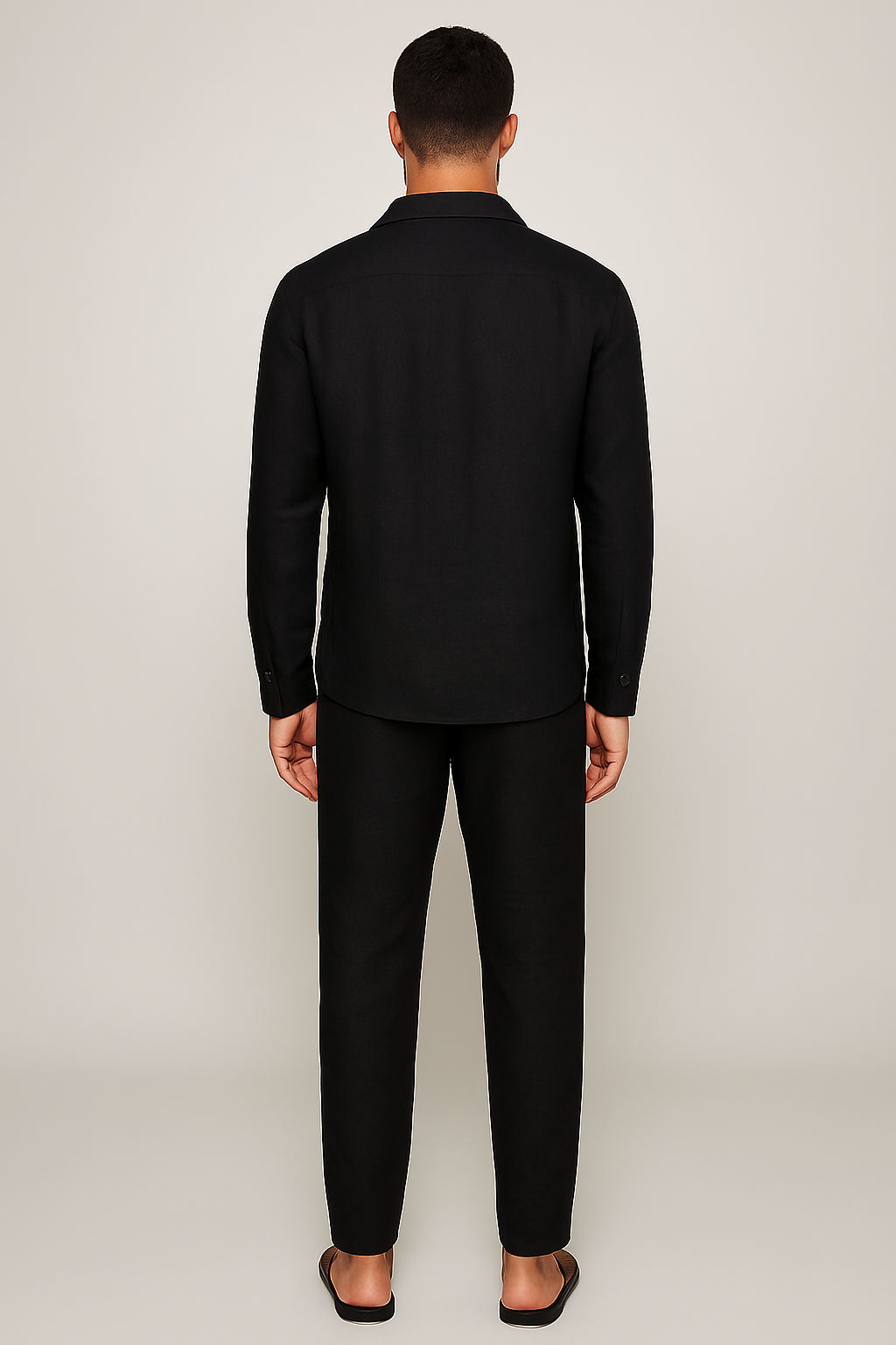 Sobrecamisa negra tinta