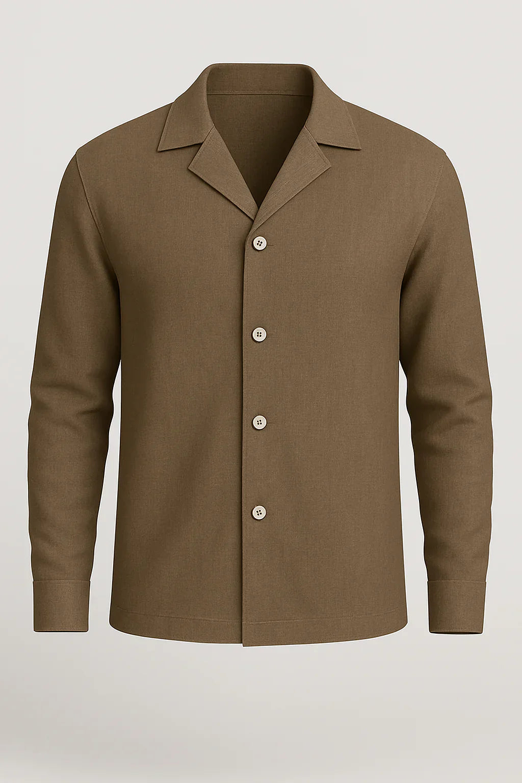 Mocha Linen Shirt