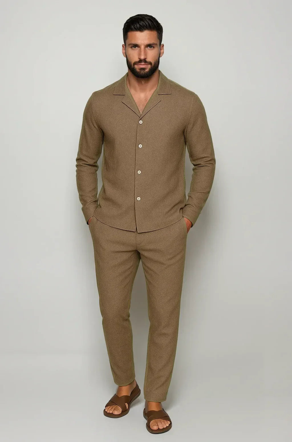 Mocha Linnen Broek