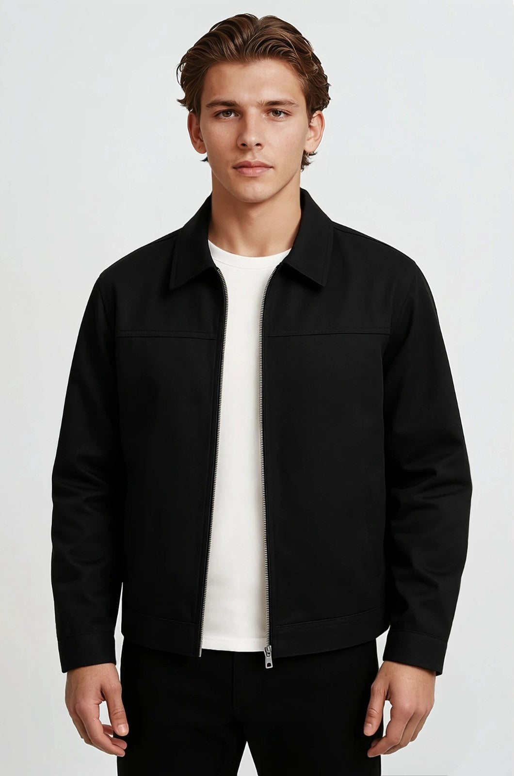 Lightweight Twill Jacket voor Men's - Black