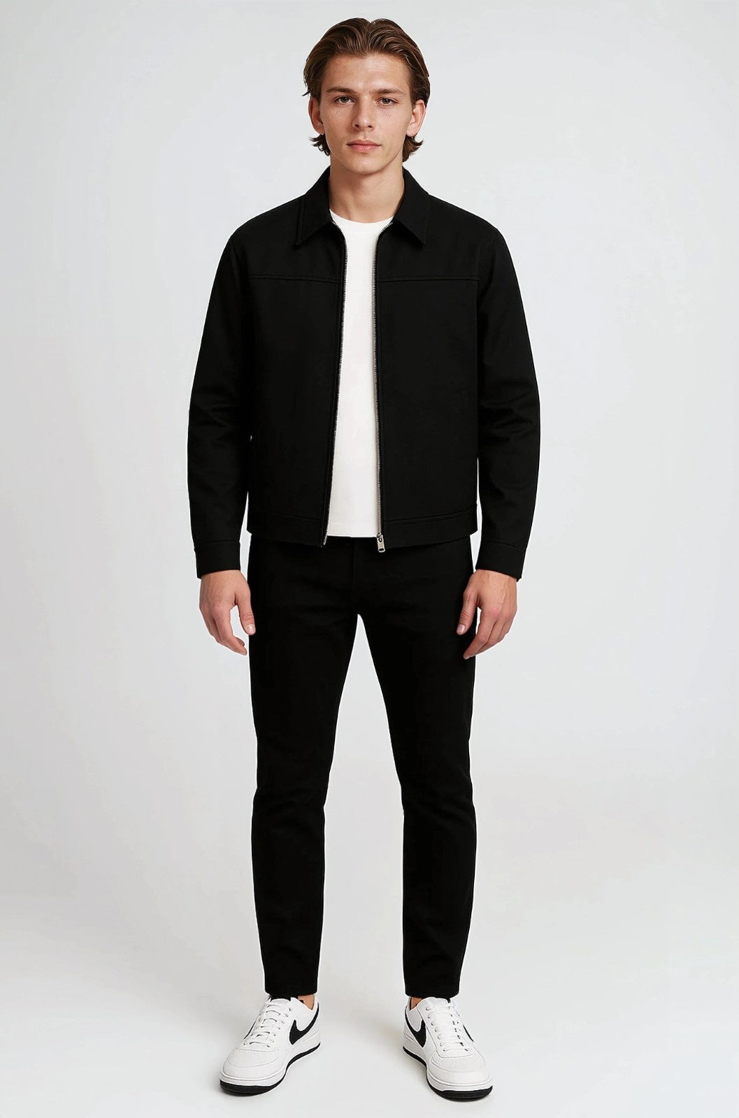 Lightweight Twill Jacket voor Men's - Black