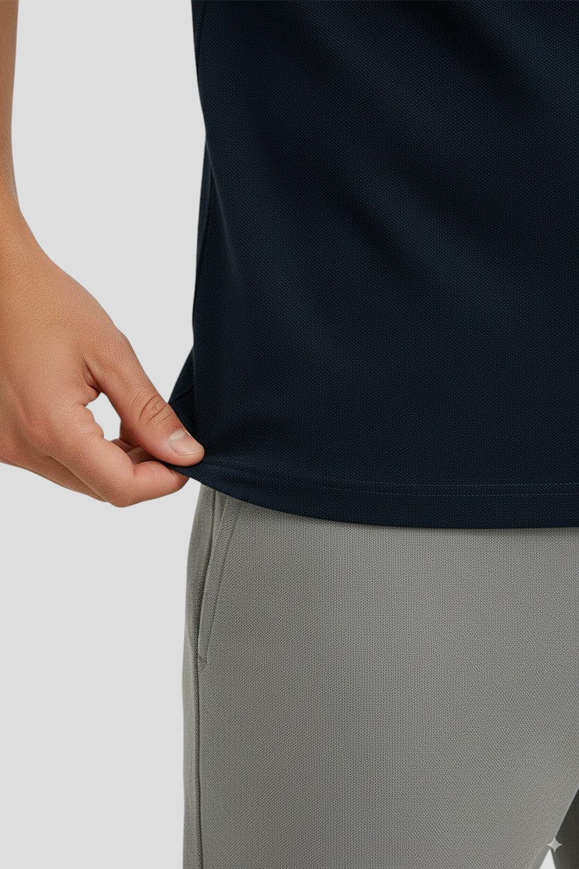 Men's Polo Shirt in Technische Stof Slim Fit